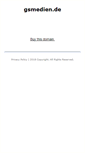 Mobile Screenshot of gsmedien.de